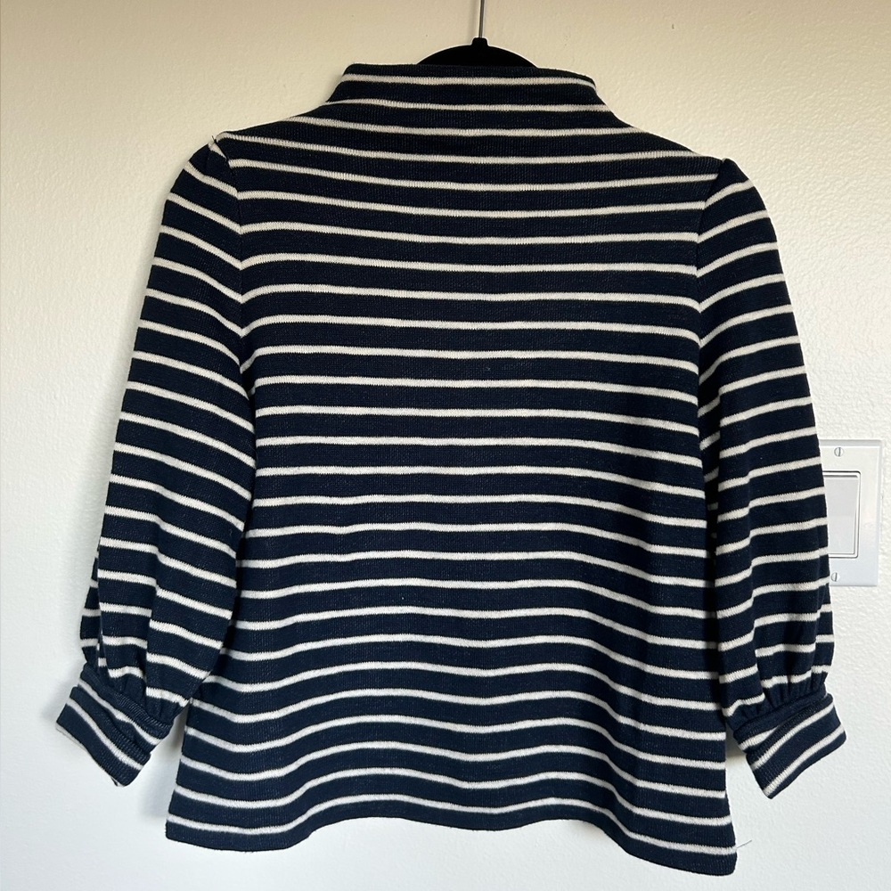 Madewell Women’s S Mockneck Striped Sweater
